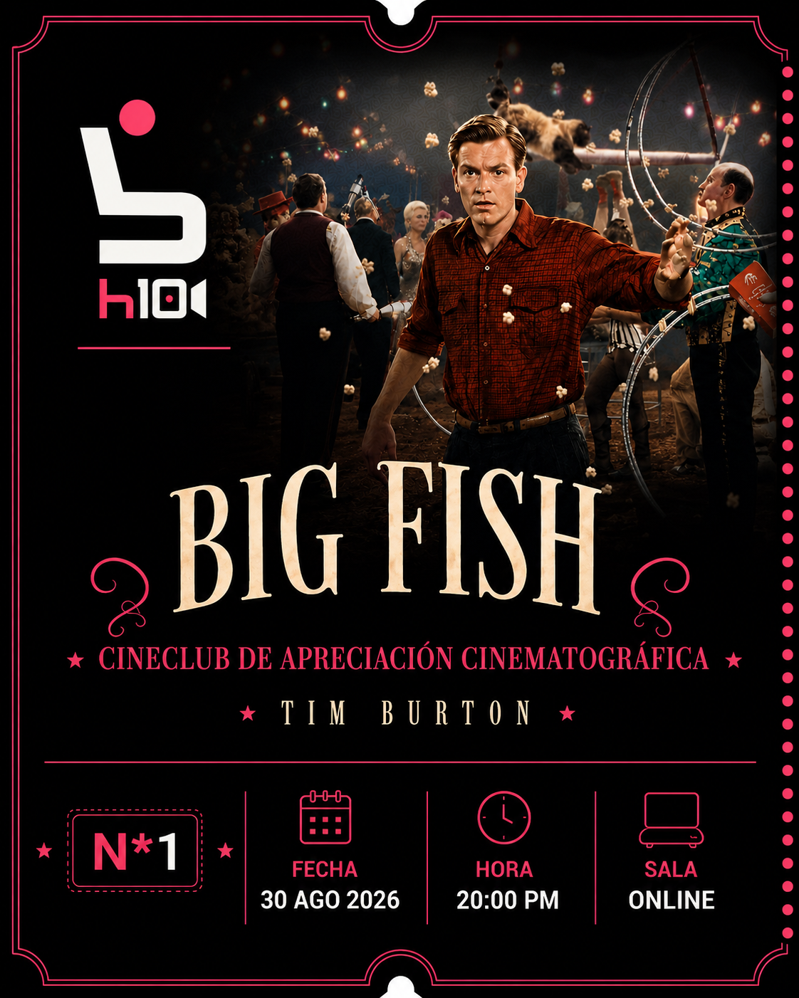 Cineclub Apreaciación Cinematográfica - Película del Mes Agosto - Big Fish