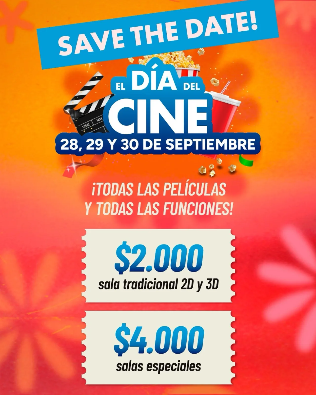 Experiencia cinematográfica, 28 sep 2026, Todo Chile